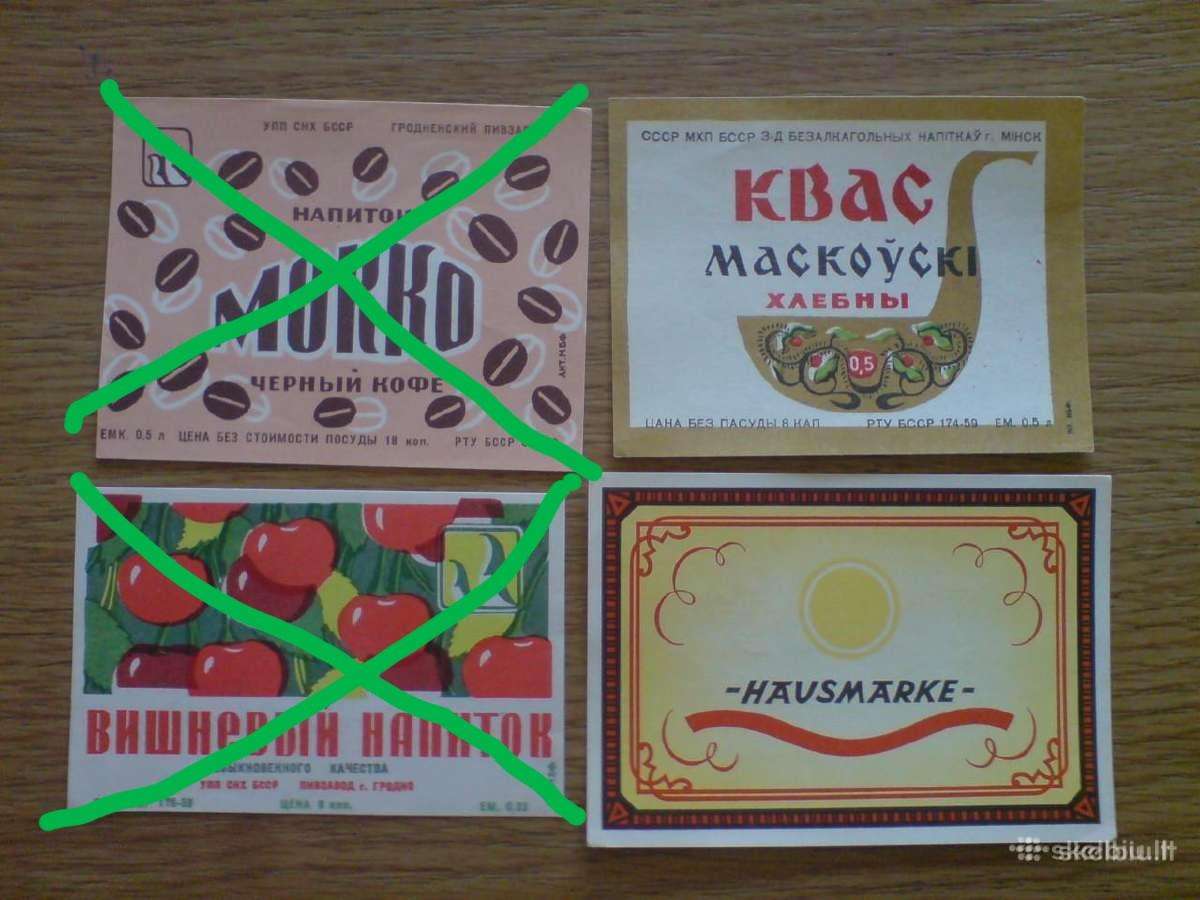 Senos limonado - gėrimų etiketės -2 - nuotraukos Nr. 3