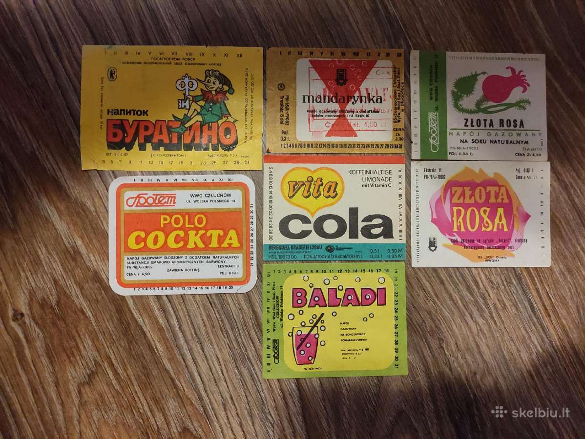 Senos limonado - gėrimų etiketės -2 - nuotraukos Nr. 5