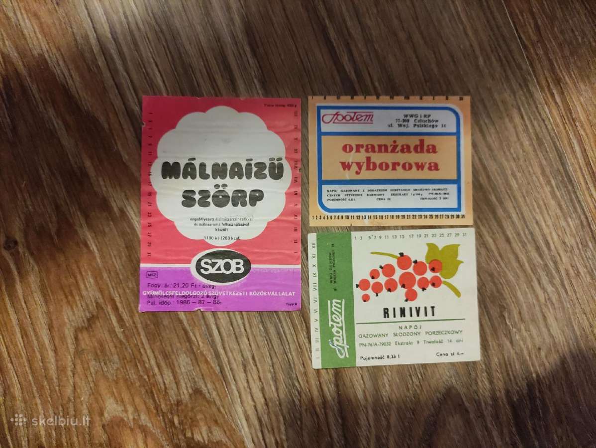 Senos limonado - gėrimų etiketės -2 - nuotraukos Nr. 6
