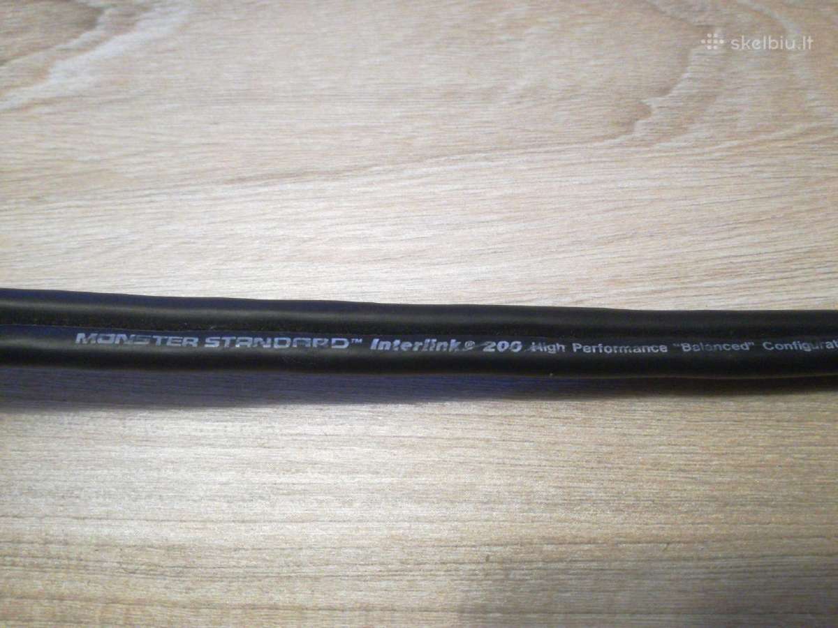 Audio tarpblokinis laidas Monster cable interlink