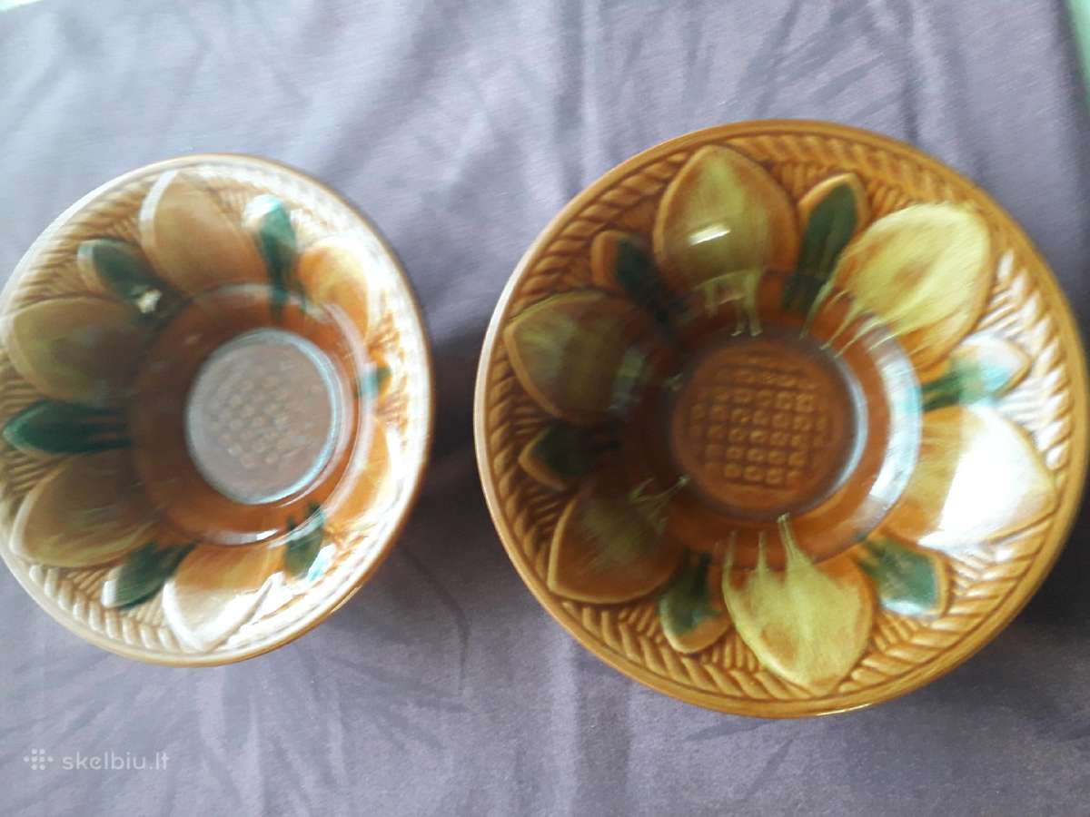 Keramikinės salotinės (margu ornamentu)