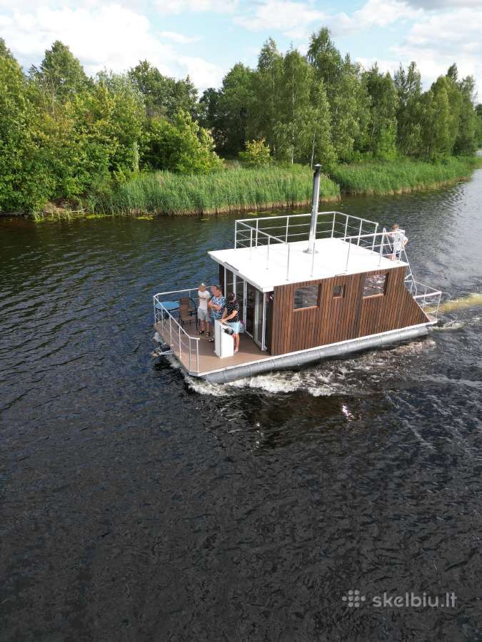 Pramoginis trimaranas, pirtis ant vandens - nuotraukos Nr. 5