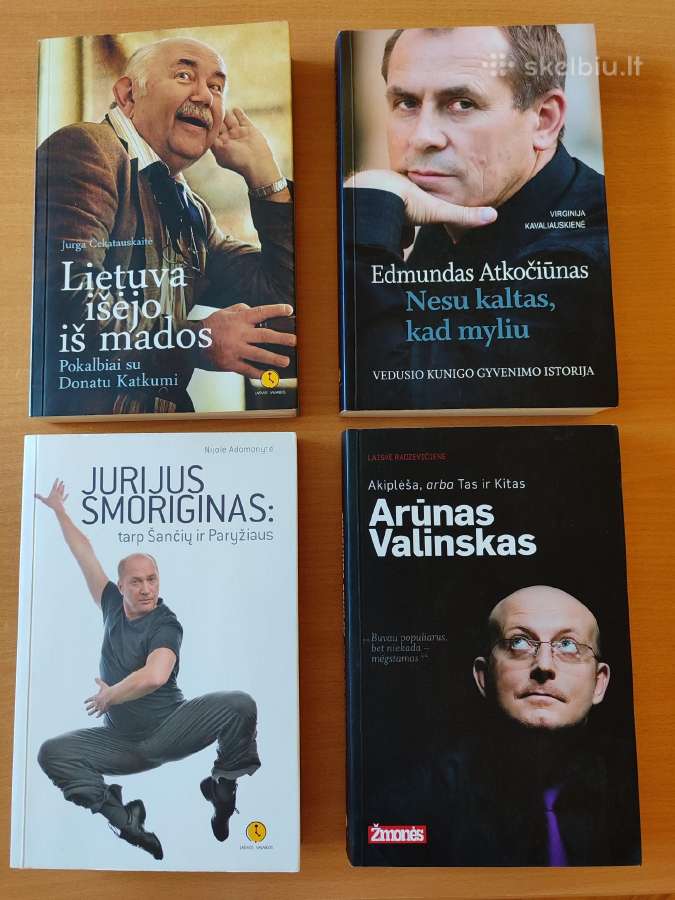Biografinės knygos, 4 vnt.