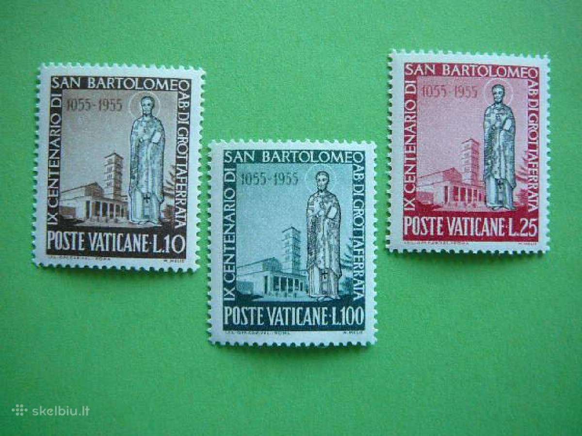Sventas Baltramiejus 1955 Vatikanas mnh vt238s