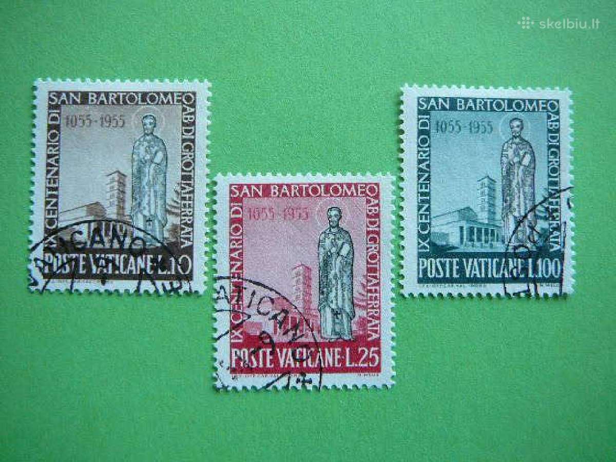 Sventas Baltramiejus 1955 Vatikanas vt238a