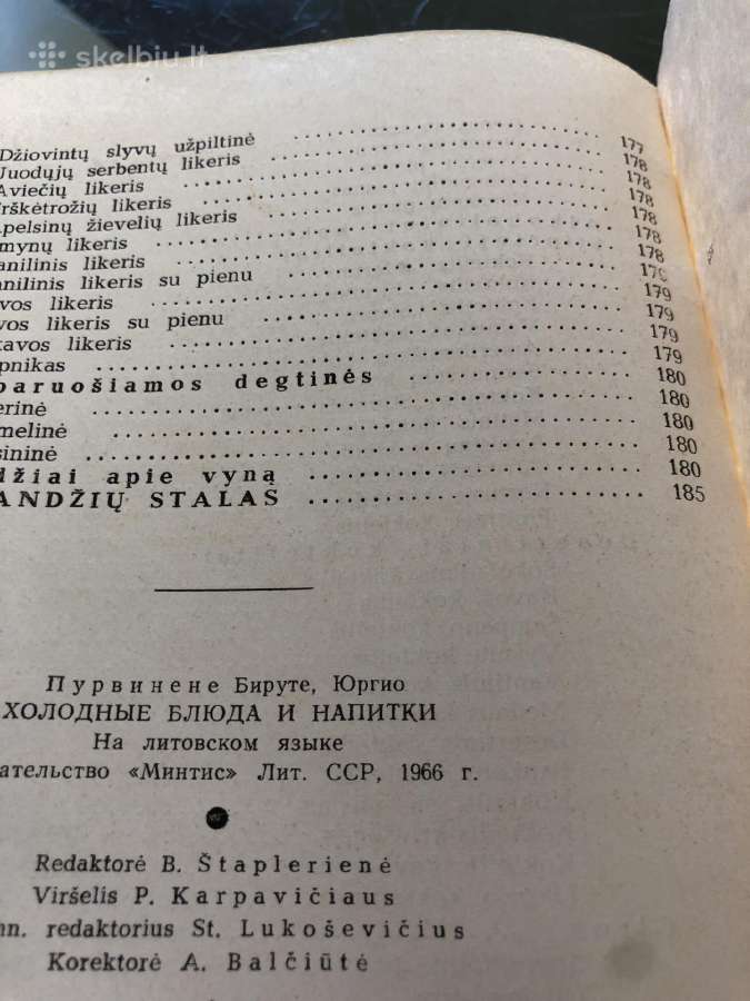 Knyga Šalti patiekalai ir gėrimai 1966m - nuotraukos Nr. 5