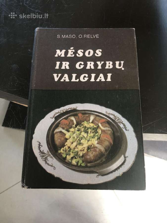 Knyga Mėsos ir grybu valgiai 1985m