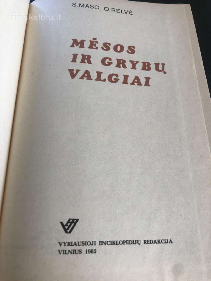 Knyga Mėsos ir grybu valgiai 1985m - nuotraukos Nr. 2
