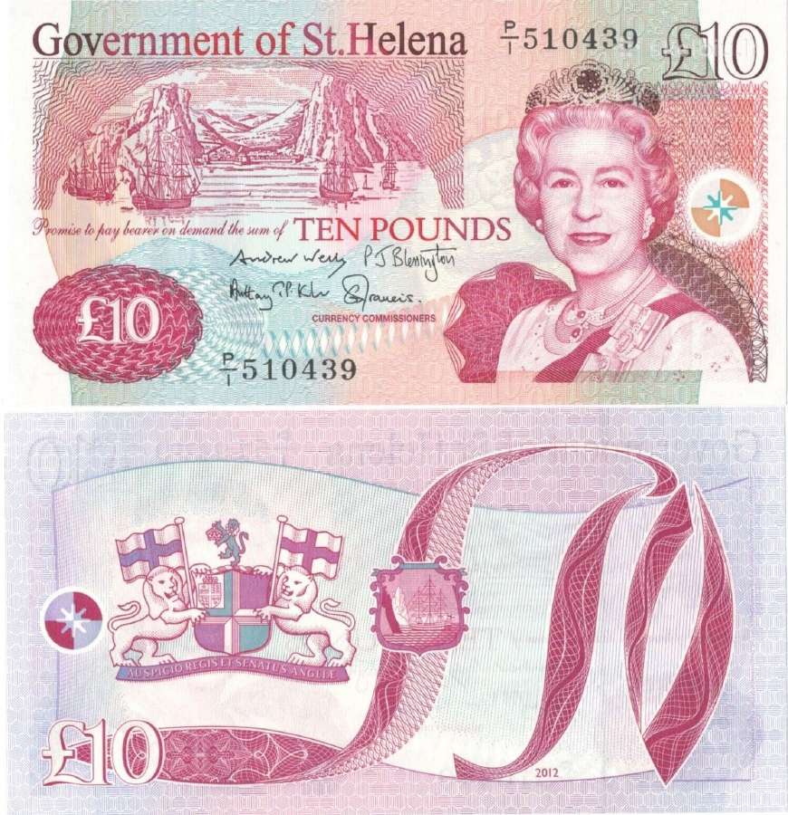 Saint Helena 10, 20 pounds - nuotraukos Nr. 2