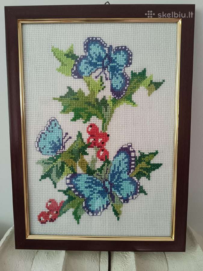 Paveikslai siuvineti kryziuku 3 vnt - nuotraukos Nr. 6