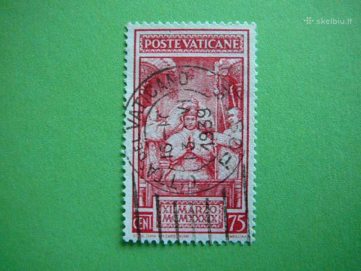 Popiezius 1939 Vatikanas vt81a