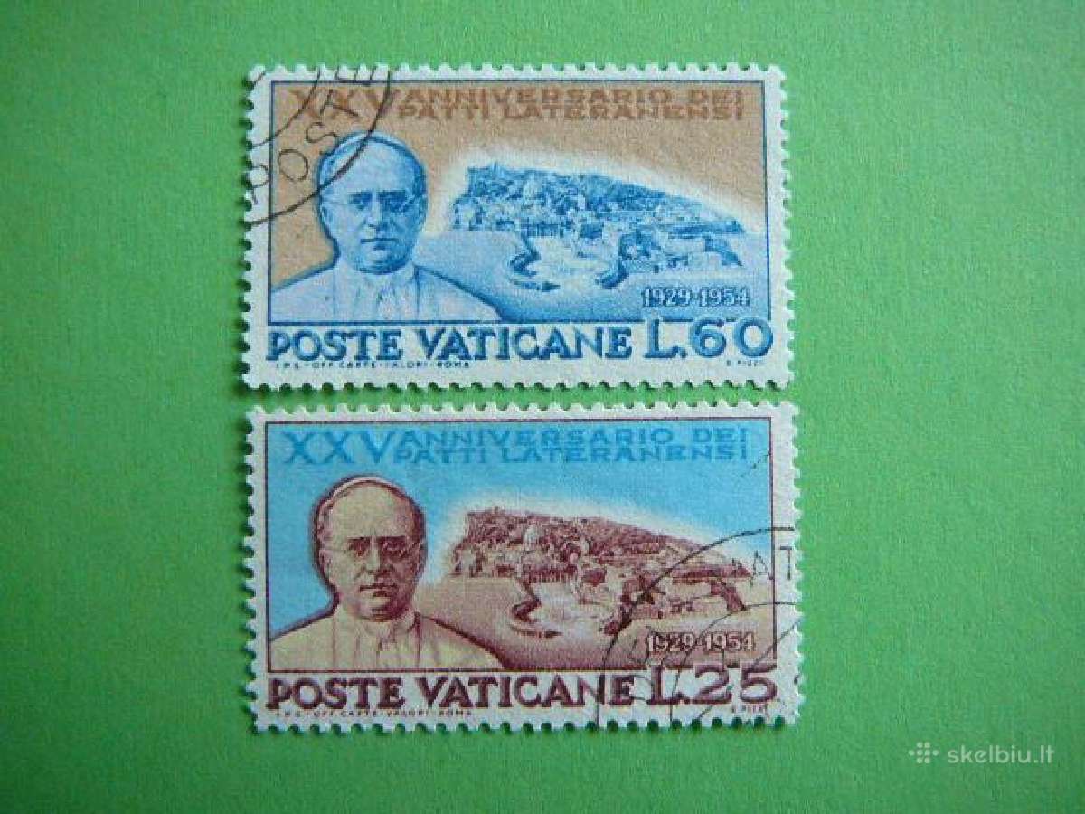 Popiezius Pijus 1954 Vatikanas vt212/3a