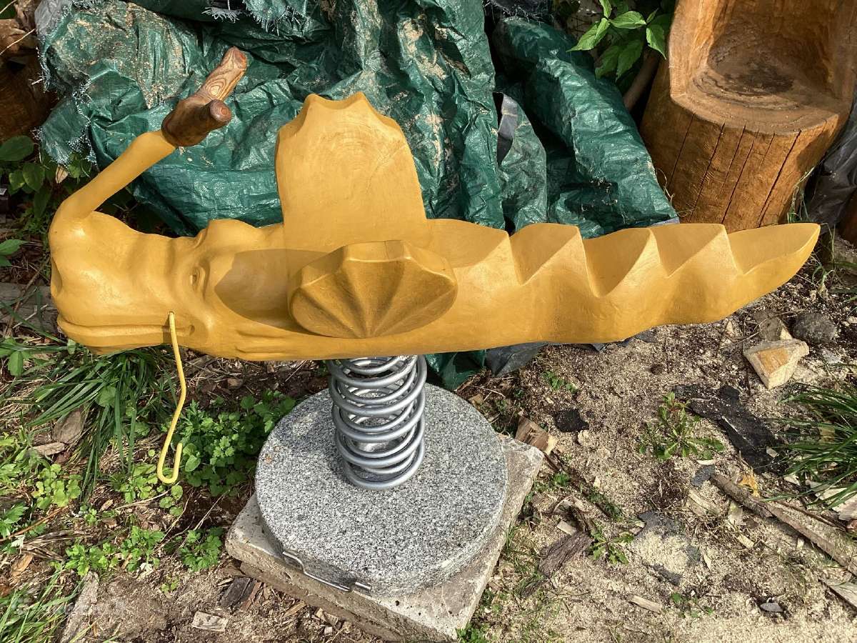 Spyruoklinės supuoklės "drakonas-vienaragis" - nuotraukos Nr. 4