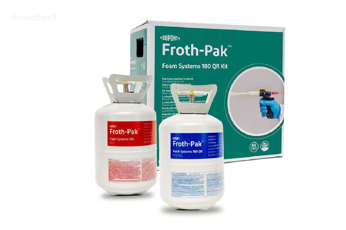 Purškiama Pu izoliacija oro tarpams Froth-pak - nuotraukos Nr. 2