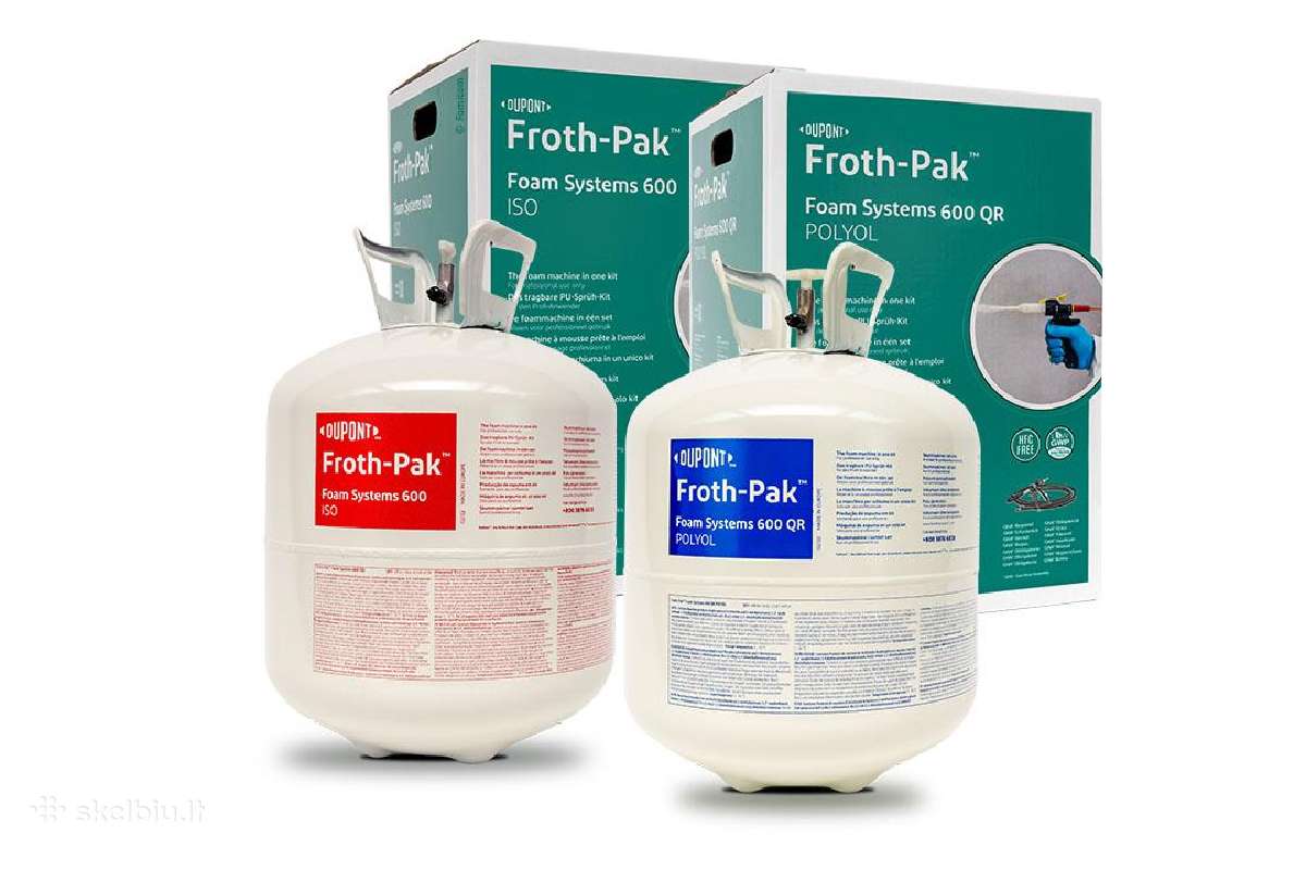 Purškiama Pu izoliacija oro tarpams Froth-pak - nuotraukos Nr. 3