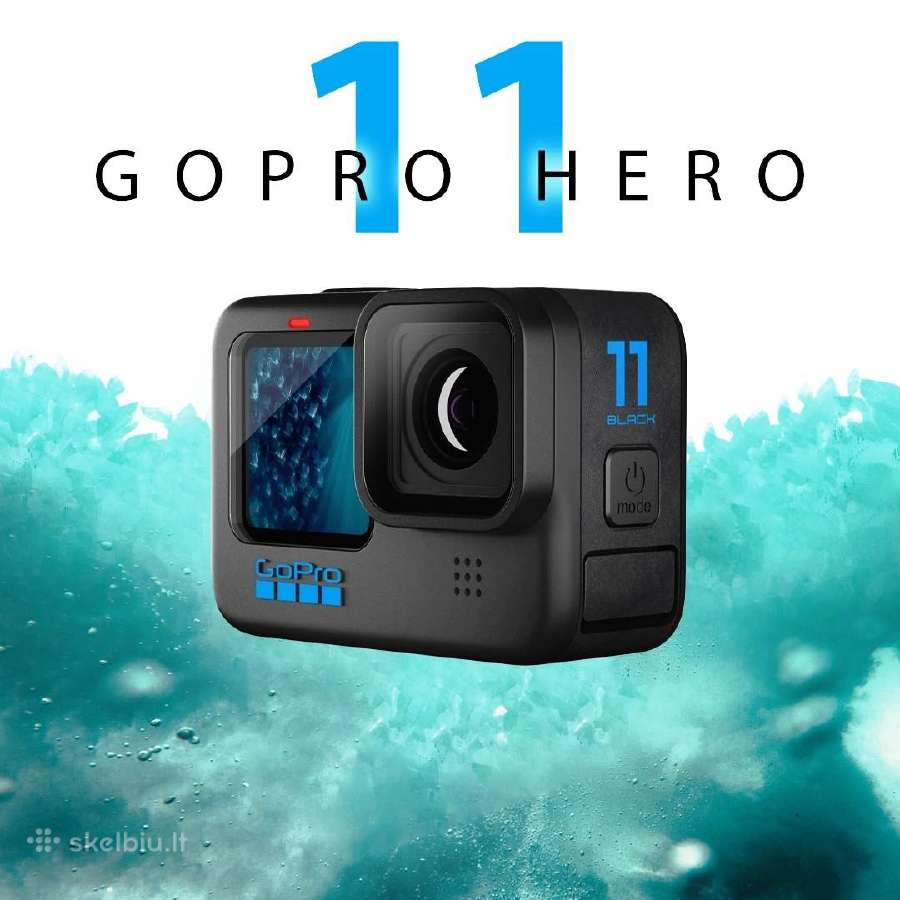 Gopro Hero12 Black veiksmo kamera su priedais - nuotraukos Nr. 15