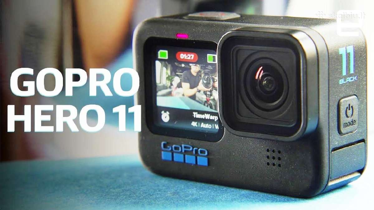 Gopro Hero12 Black veiksmo kamera su priedais - nuotraukos Nr. 9