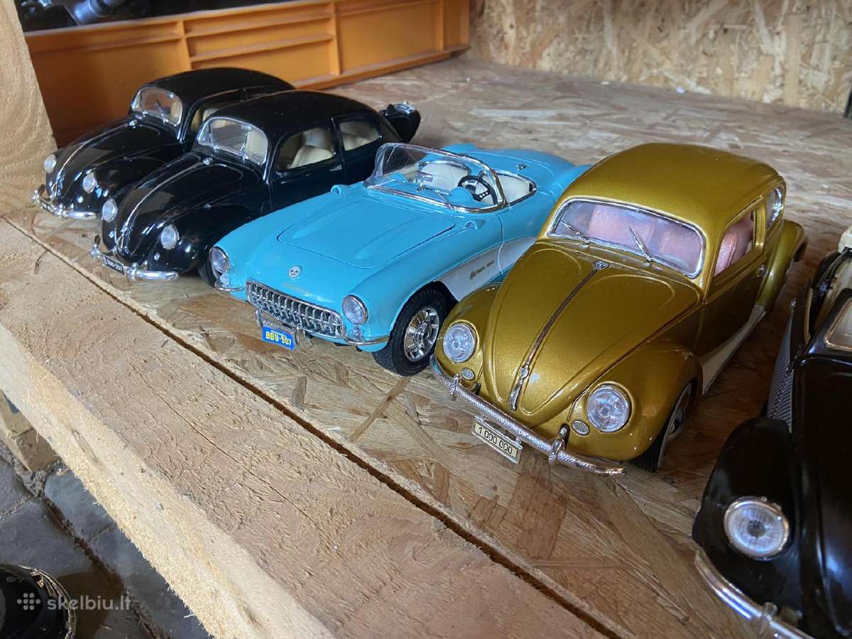 Vw vabalai vabalas beetle 1:18 modeliai - nuotraukos Nr. 3