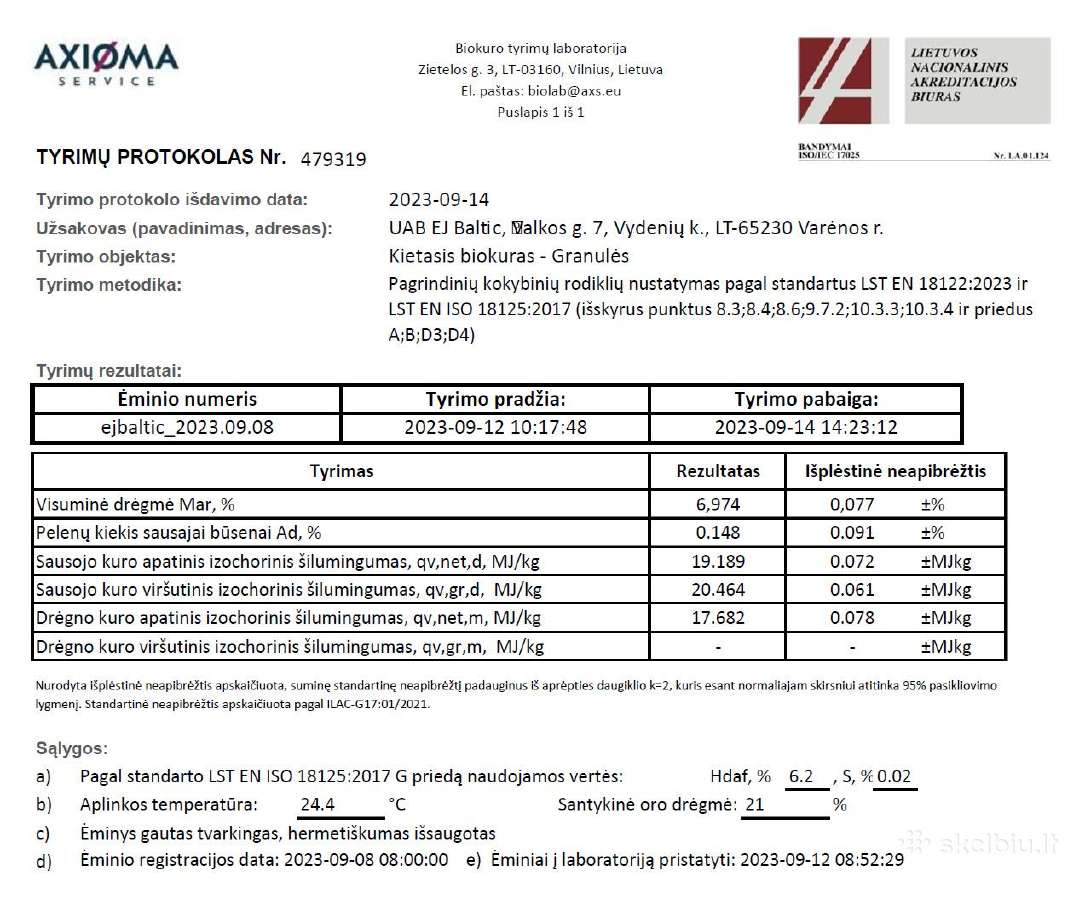 Medžio granulės 6mm - Premium kokybės - nuotraukos Nr. 4