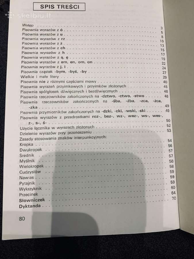Knyga “Ortografia na bardzo dobry - nuotraukos Nr. 3