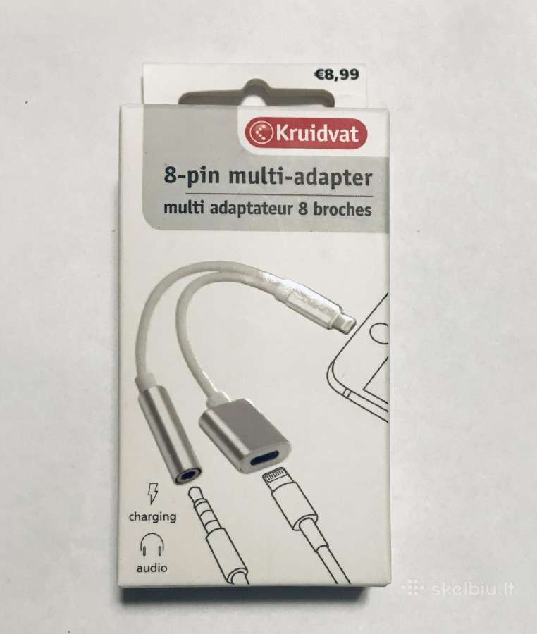 Adapteris ‘apple, Aux, pakrovejas