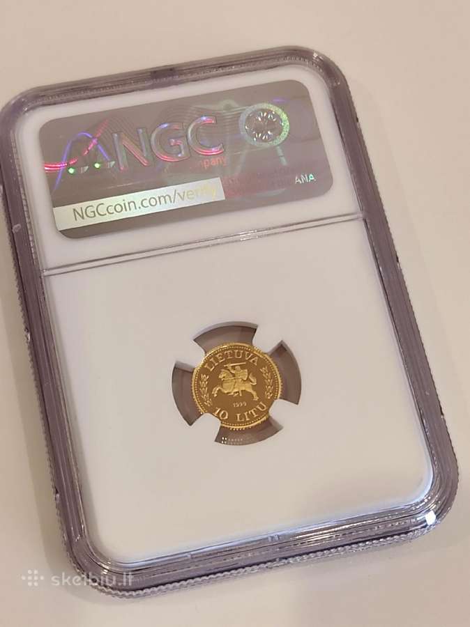 10 litų 1999 Kalvelis Ngc Pf69 - nuotraukos Nr. 4