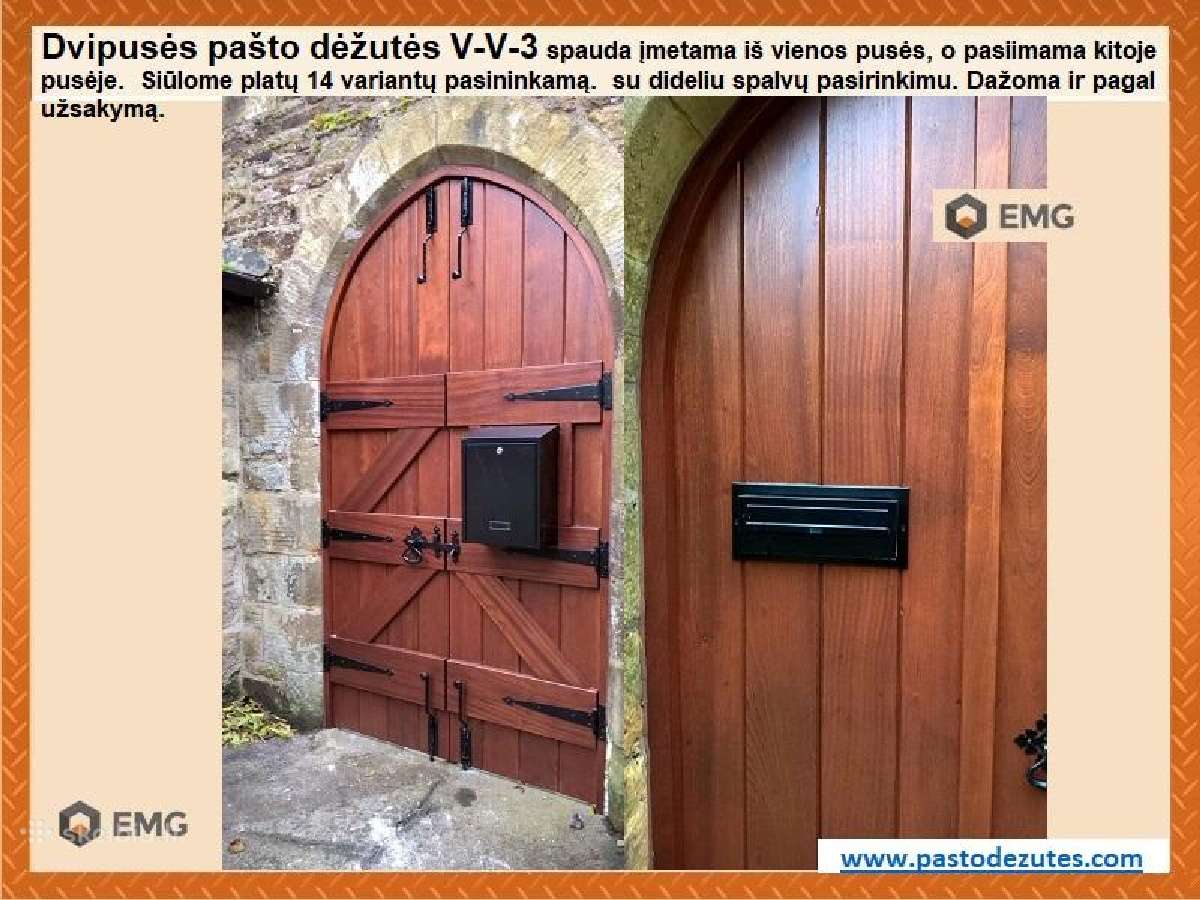 Integruojama pašto dėžutė - nuotraukos Nr. 32