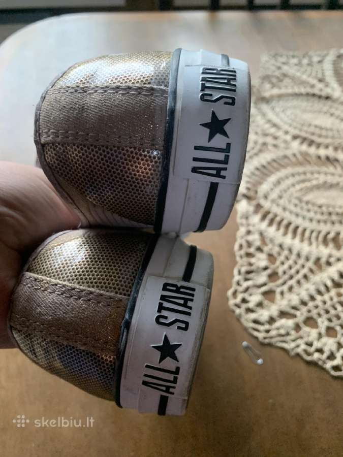 Converse rudi su blizgesiu sportiniai bateliai - nuotraukos Nr. 7