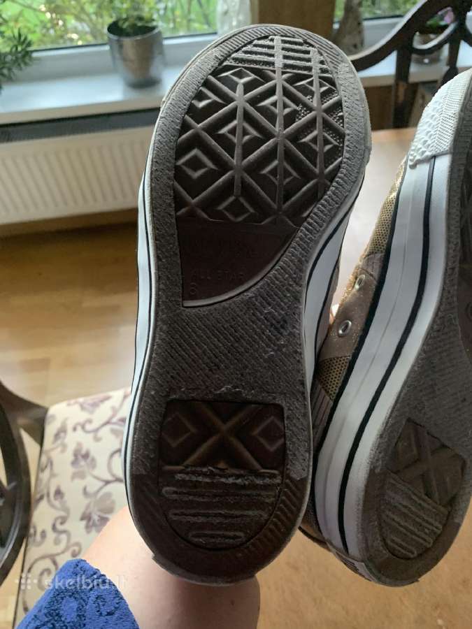 Converse rudi su blizgesiu sportiniai bateliai - nuotraukos Nr. 8