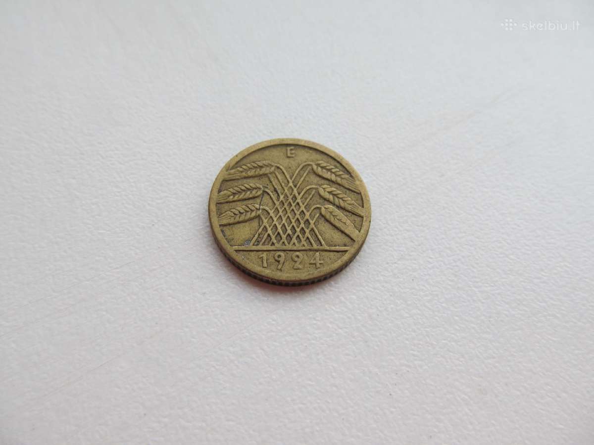 5 rentenpfennig , Vokietija , 1924 A, E - nuotraukos Nr. 4