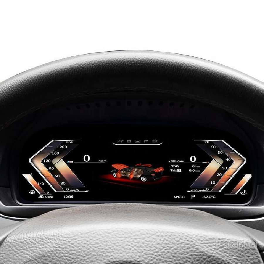 Bmw X5 E70 ir X6 E71 LCD skaitmeninis spidometras - nuotraukos Nr. 2