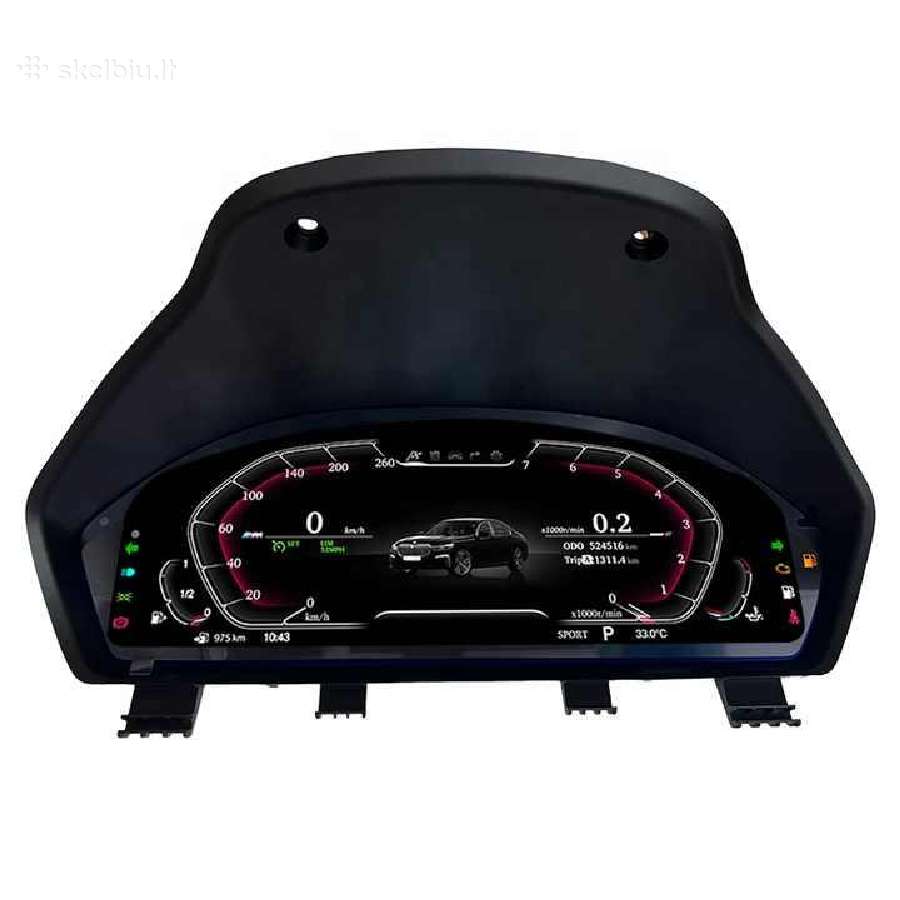 Bmw E90 E91 E92 E93 LCD skaitmeninis spidometras - nuotraukos Nr. 3