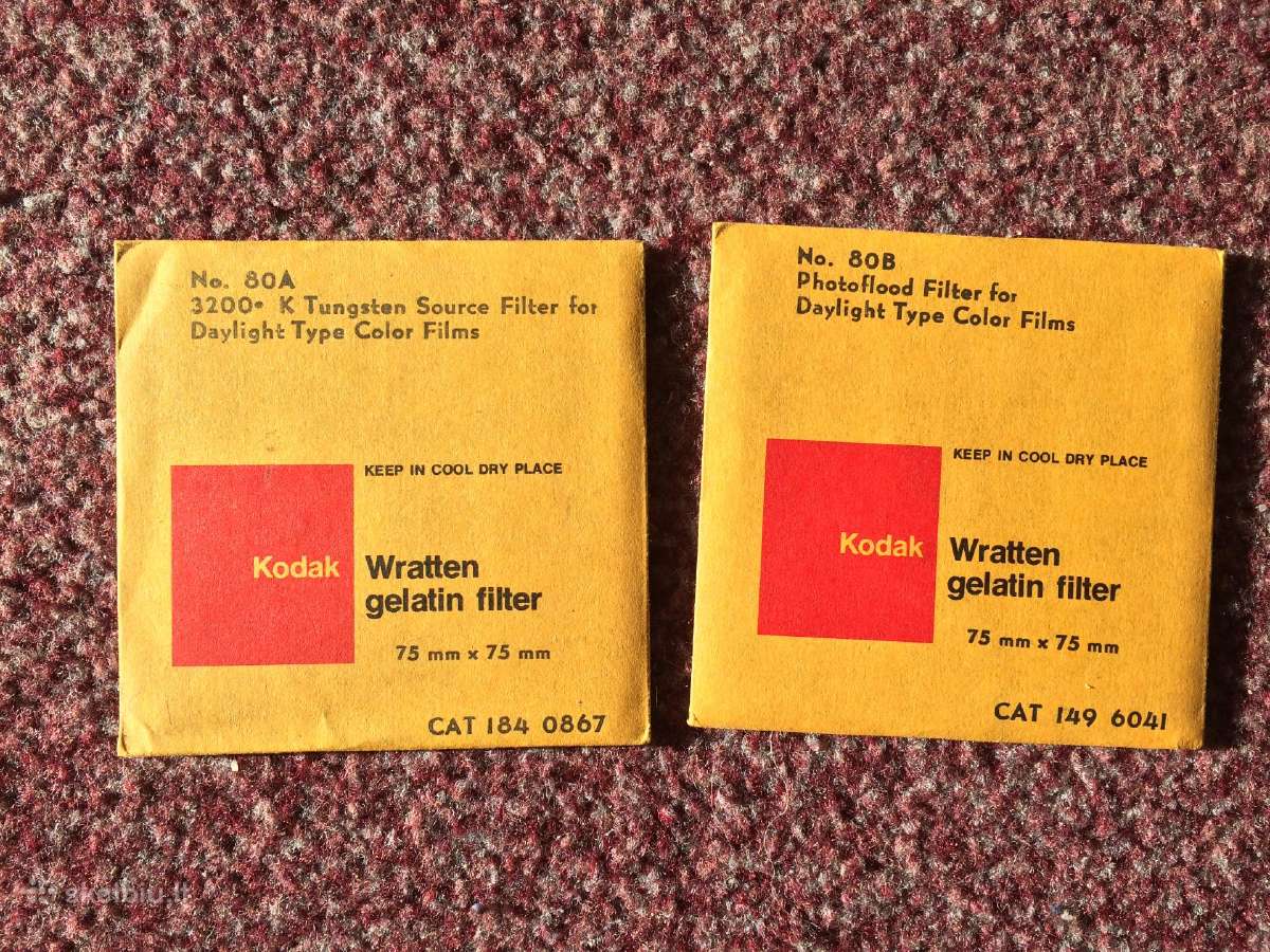 Kodak 75x75mm filtrai - nuotraukos Nr. 6