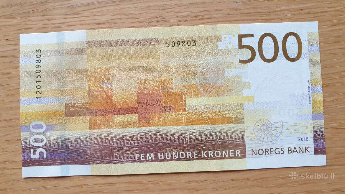 2018 500 kronų Norvegija - nuotraukos Nr. 2