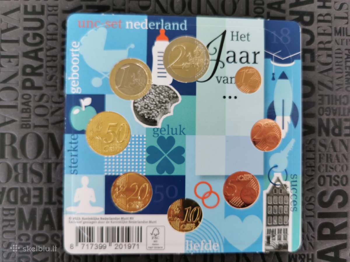 Nyderlandai 2023 Eu Unc rinkinys - nuotraukos Nr. 2