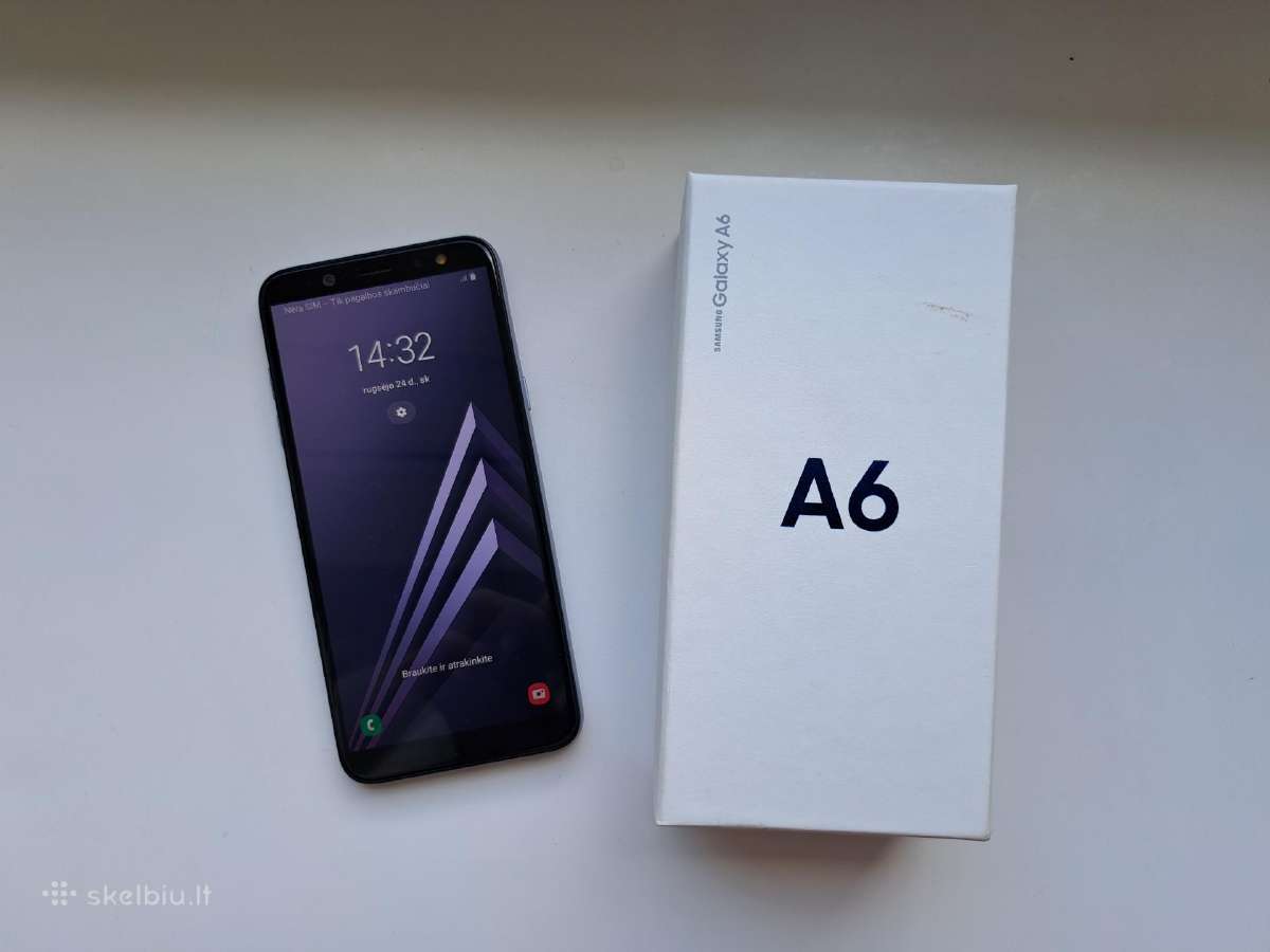 Telefonas Samsung Galaxy A6 (2018), Dual Sim - nuotraukos Nr. 4