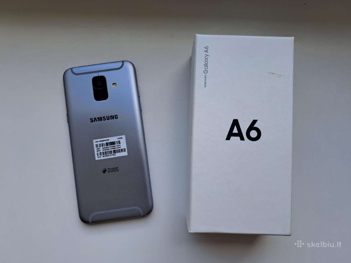 Telefonas Samsung Galaxy A6 (2018), Dual Sim - nuotraukos Nr. 2