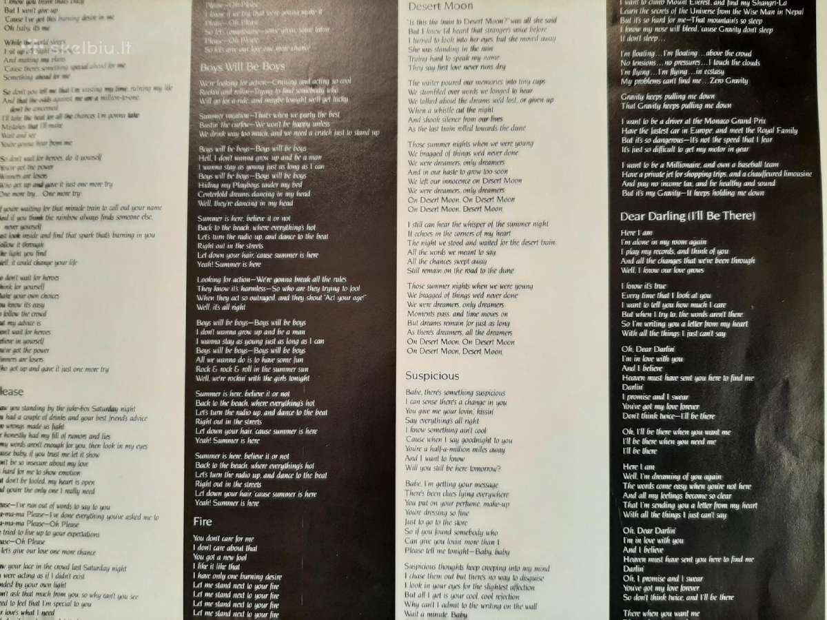Dennis Deyoung 1984 “Desert Moon - nuotraukos Nr. 4
