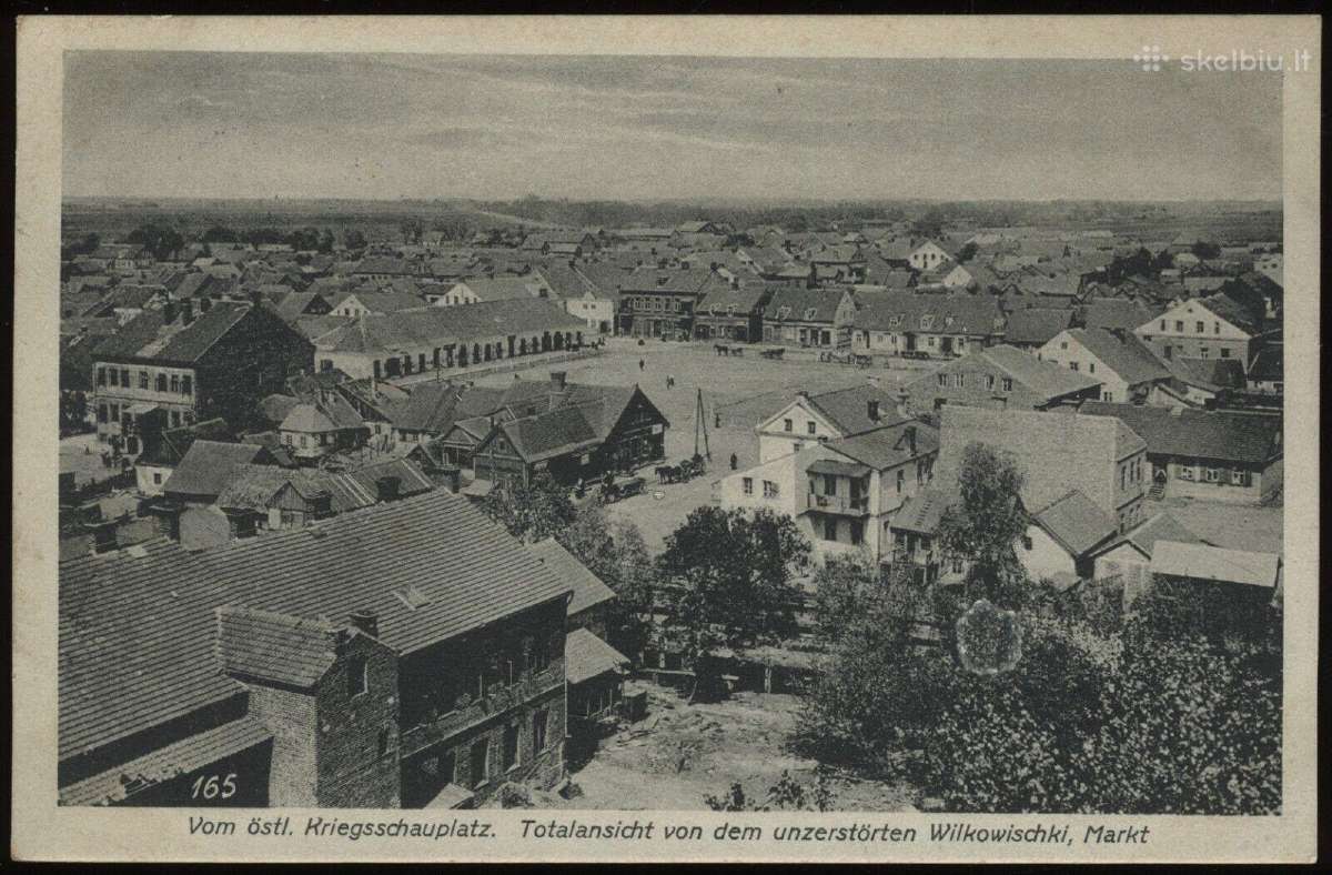 Vilkaviskis Atvirukas Lietuva 1916 Originalas