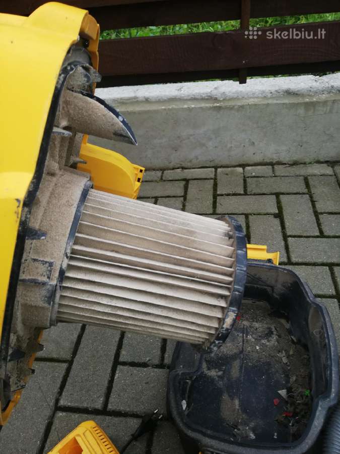 Sauso šlapio siurbimo siurblys dewalt - nuotraukos Nr. 3