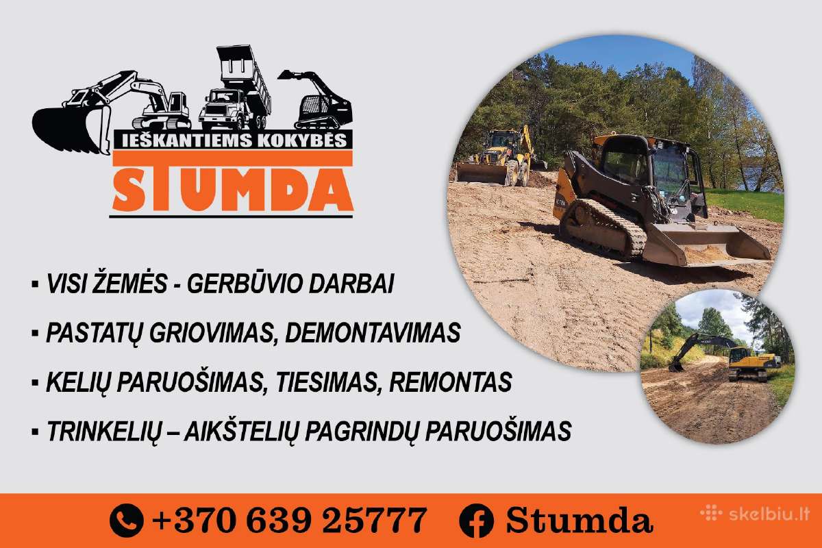 Visi žemės, gerbūvio, griovimo darbai - nuotraukos Nr. 6