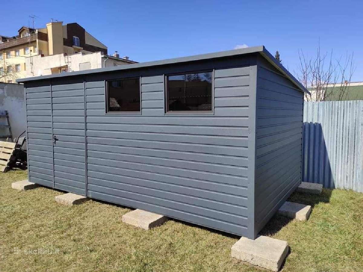 Sandėliukas 2.5x3 m. Nemokamas pristatymas - nuotraukos Nr. 2