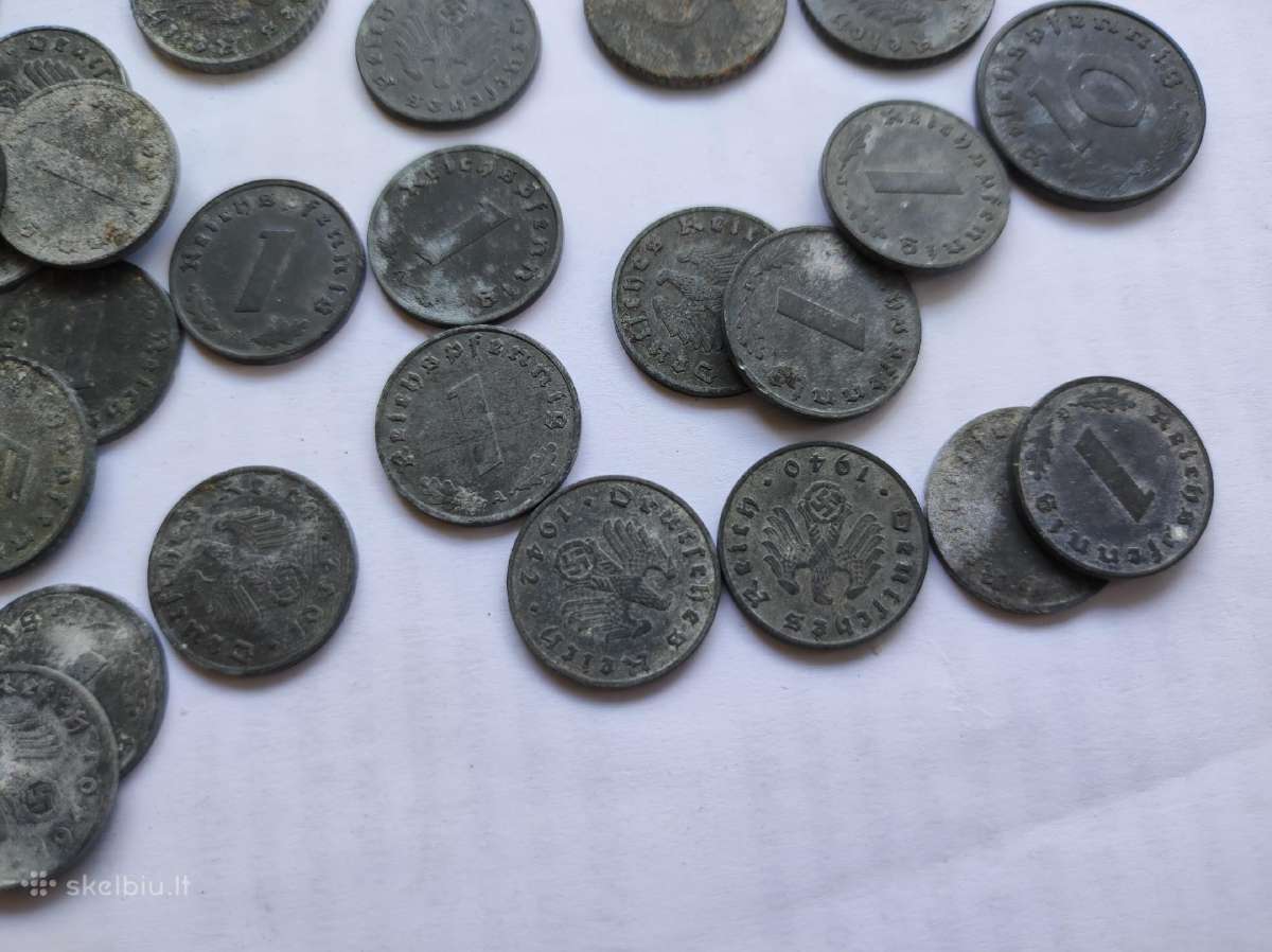 3 reicho monetos (daug) - nuotraukos Nr. 4