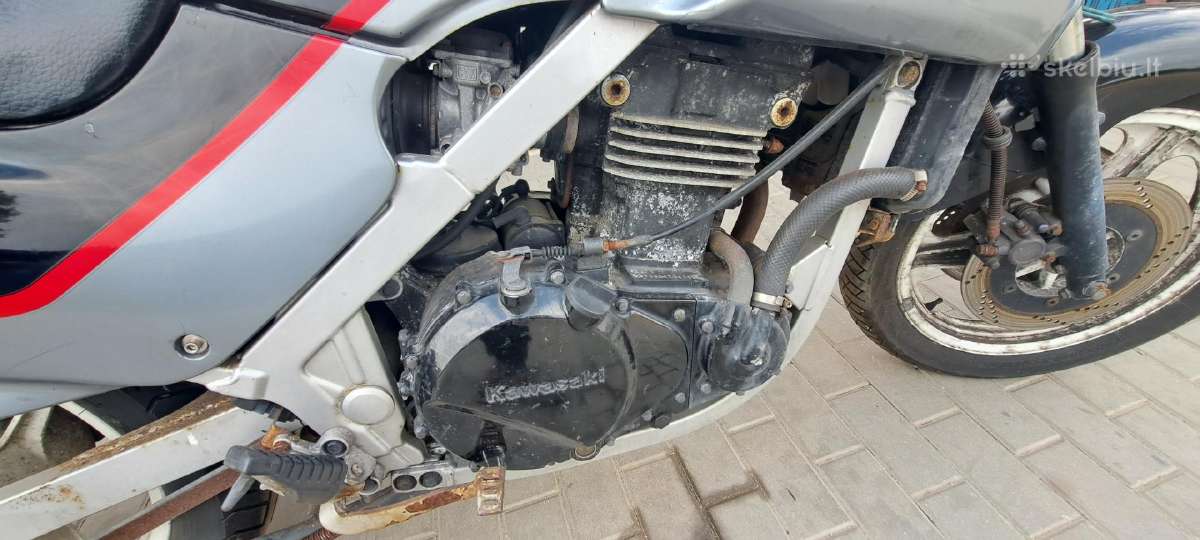 Kawasaki gpz dalimis - nuotraukos Nr. 5
