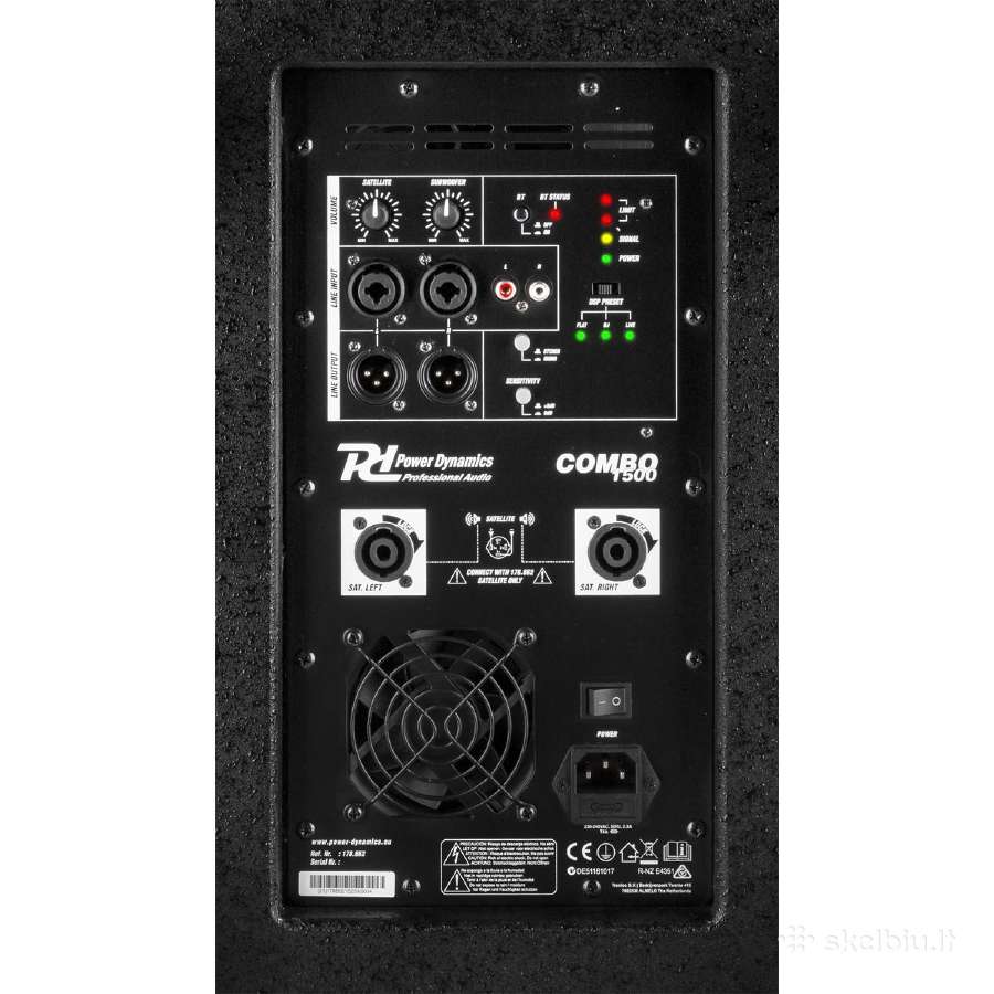 Pd Combo 1500 garso sistema - nuotraukos Nr. 5