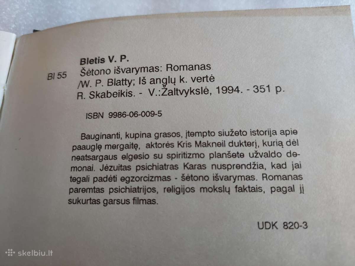 Šėtono išvarymas - nuotraukos Nr. 3