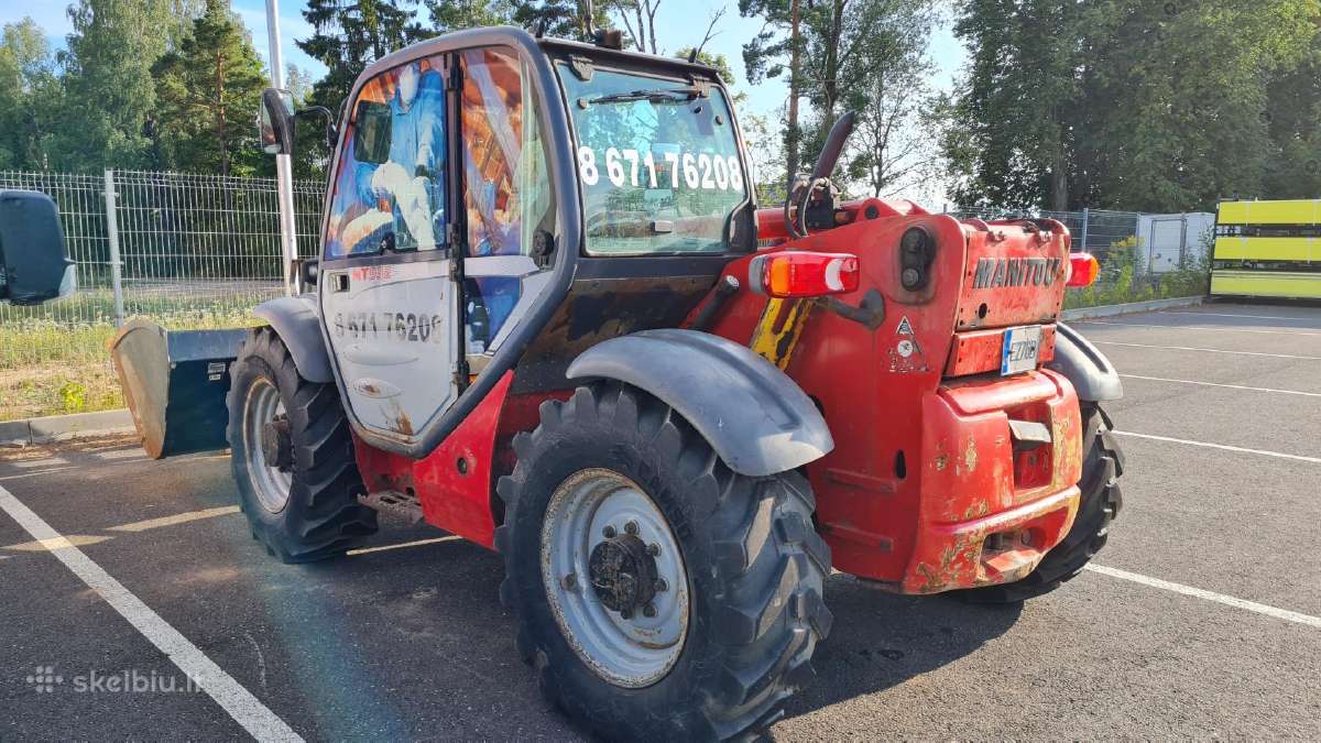 Teleskopinio krautuvo Manitou nuoma be operatoriau - nuotraukos Nr. 6