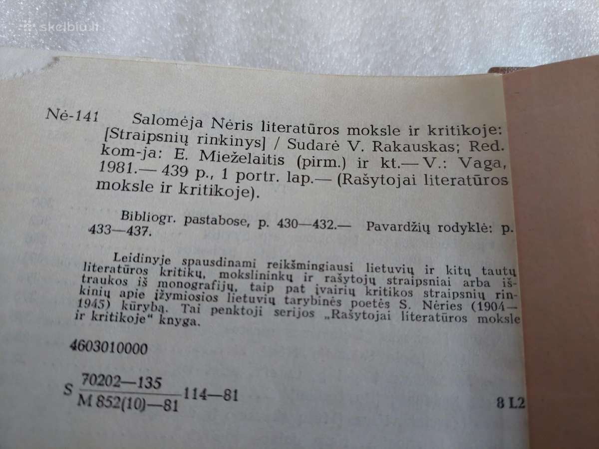 Salomėja Nėris literatūros moksle ir kritikoje - nuotraukos Nr. 3