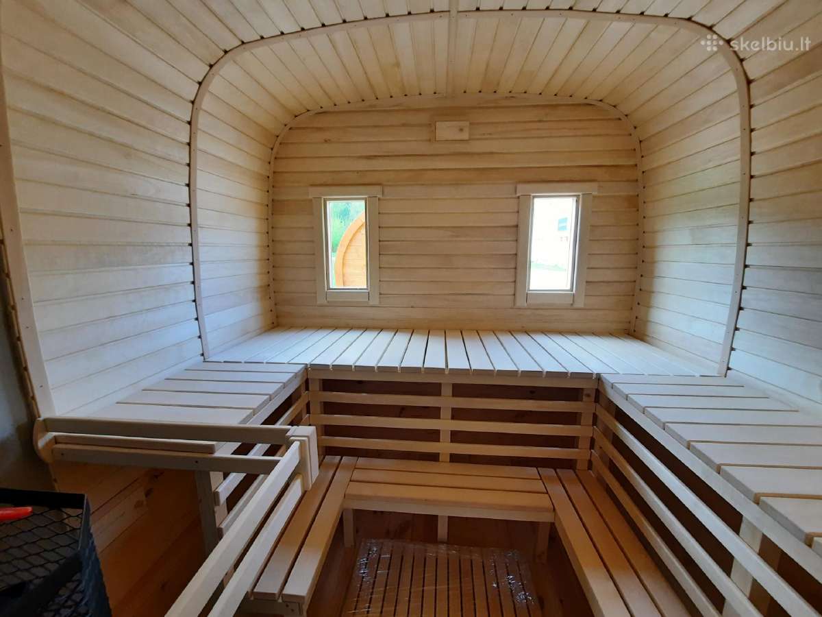 Kvadratinė bačkos formos Pirtelė - nuotraukos Nr. 9