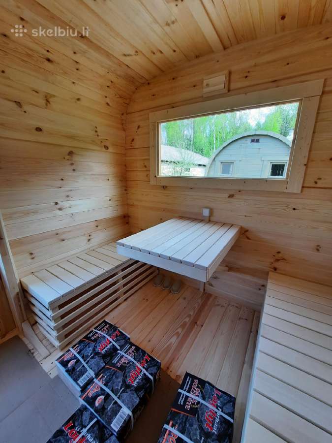 Kvadratinė bačkos formos Pirtelė - nuotraukos Nr. 10